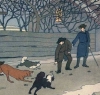 Прохожие и собаки